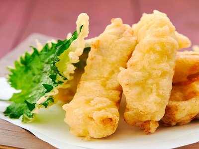 Tempura Chicken with Fries