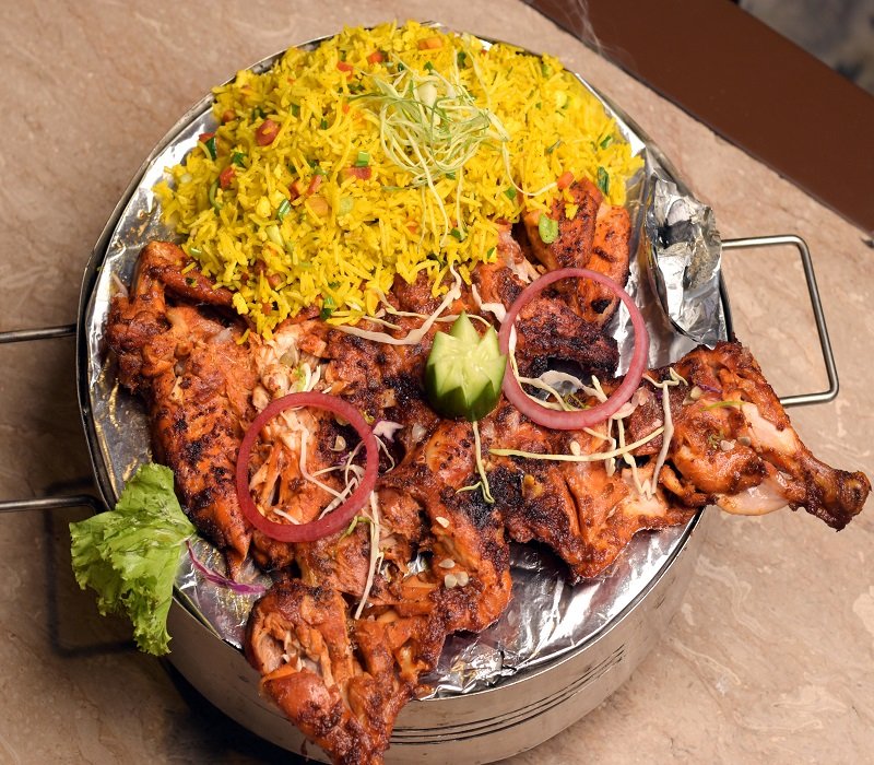 Angara Grilled Chicken With Rice (Half)