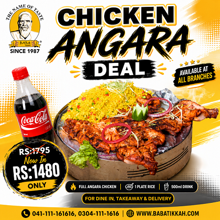 Angara Grilled Chicken With Rice n Drink